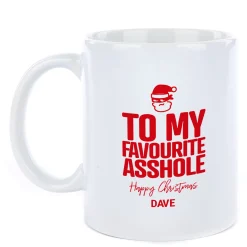 Personalised Punk Christmas Mug - To my Favourite