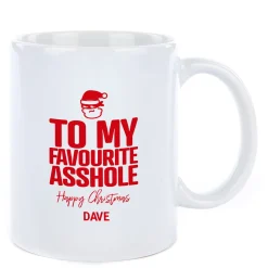 Personalised Punk Christmas Mug - To my Favourite
