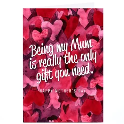 Personalised Punk Mother's Day Card - Being My Mum