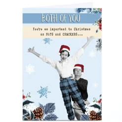 Personalised Quitting Hollywood Christmas Card - Both of You