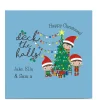 Personalised Rachel Griffin Christmas Card - Deck the Halls