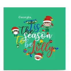 Personalised Rachel Griffin Christmas Card - Tis the Season
