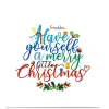 Personalised Rachel Griffin Christmas Card - Merry Little Christmas