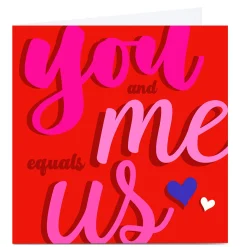 Personalised Rachel Griffin Card - You & Me