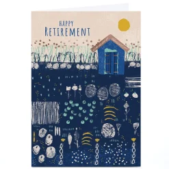 Personalised Rebecca Prinn Retirement Card - Garden Shed