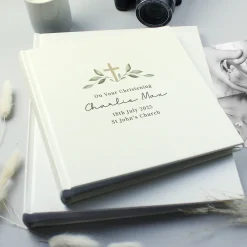 Personalised Religious Cross Square Photo Album