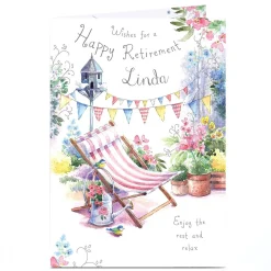 Personalised Retirement Card - Enjoy The Rest