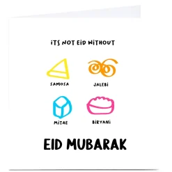 Personalised Roshah Designs Eid Card - It's Not Eid Without...