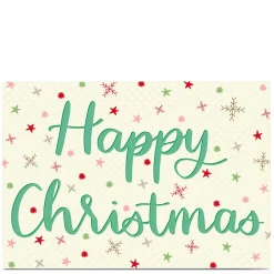 Personalised Sazerelli Designs Christmas Card - Happy Christmas