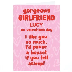 Personalised Shout! Valentine's Day Card - Girlfriend Boxset