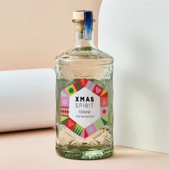 Personalised Sphere Vodka - Xmas Spirit Festive Shapes