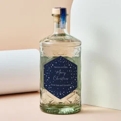 Personalised Sphere Vodka - Blue and White Stars