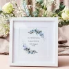 Personalised Square Framed Wall Art Print - Our Wedding Day