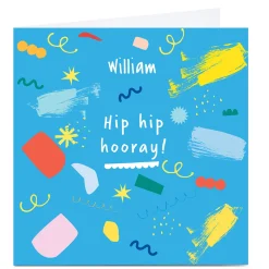 Personalised Squirrel Bandit Card - Hooray Butterflies