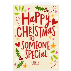 Personalised Stevie Studio Christmas Card - To Someone Special