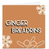 Personalised Streetgreets Christmas Card - Ginger Breadrins