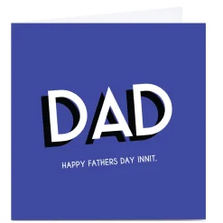 Personalised Streetgreets Father's Day Card - DAD