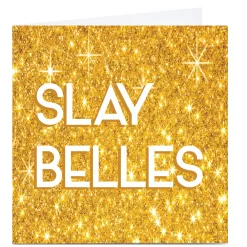 Personalised Streetgreets Christmas Card - Slay Belles