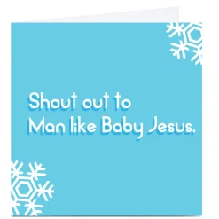 Personalised Streetgreets Christmas Card - Shout Out