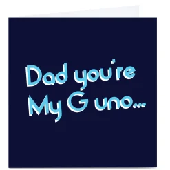 Personalised Streetgreets Father's Day Card - Dad You're my G