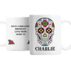 Personalised Sugar Skull Mug