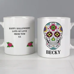 Personalised Sugar Skull Mug