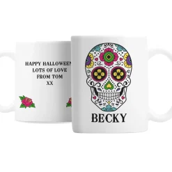 Personalised Sugar Skull Mug