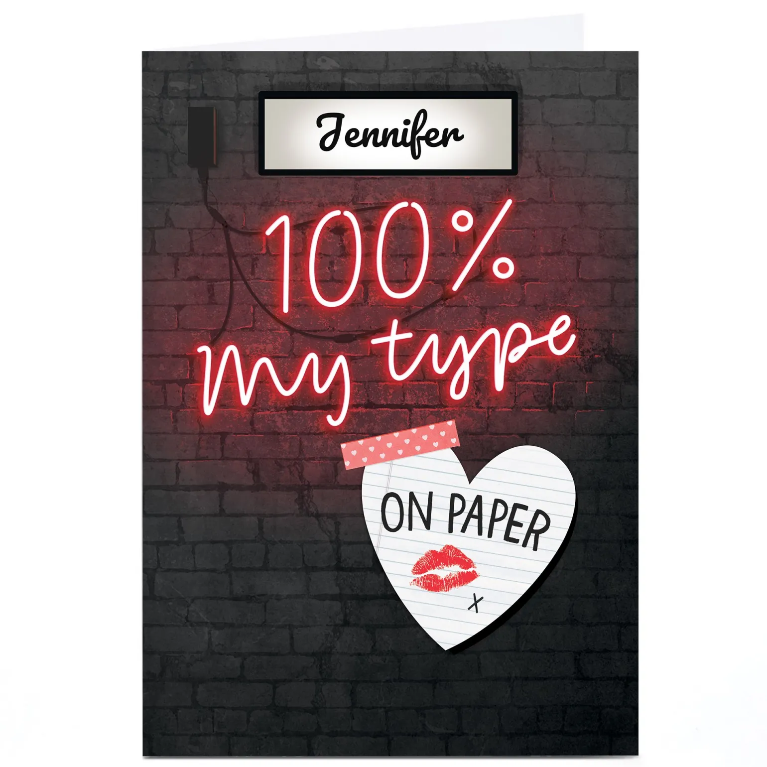 Personalised Summer Vibes Card - 100% My Type