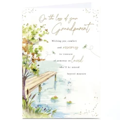 Personalised Sympathy Card - Loss Of Your Grandparent