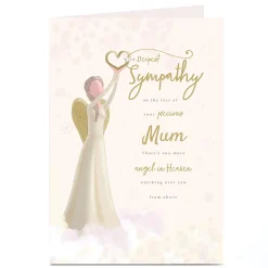 Personalised Sympathy Card - Watching Over You