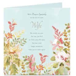 Personalised Sympathy Card - Help You Smile Again