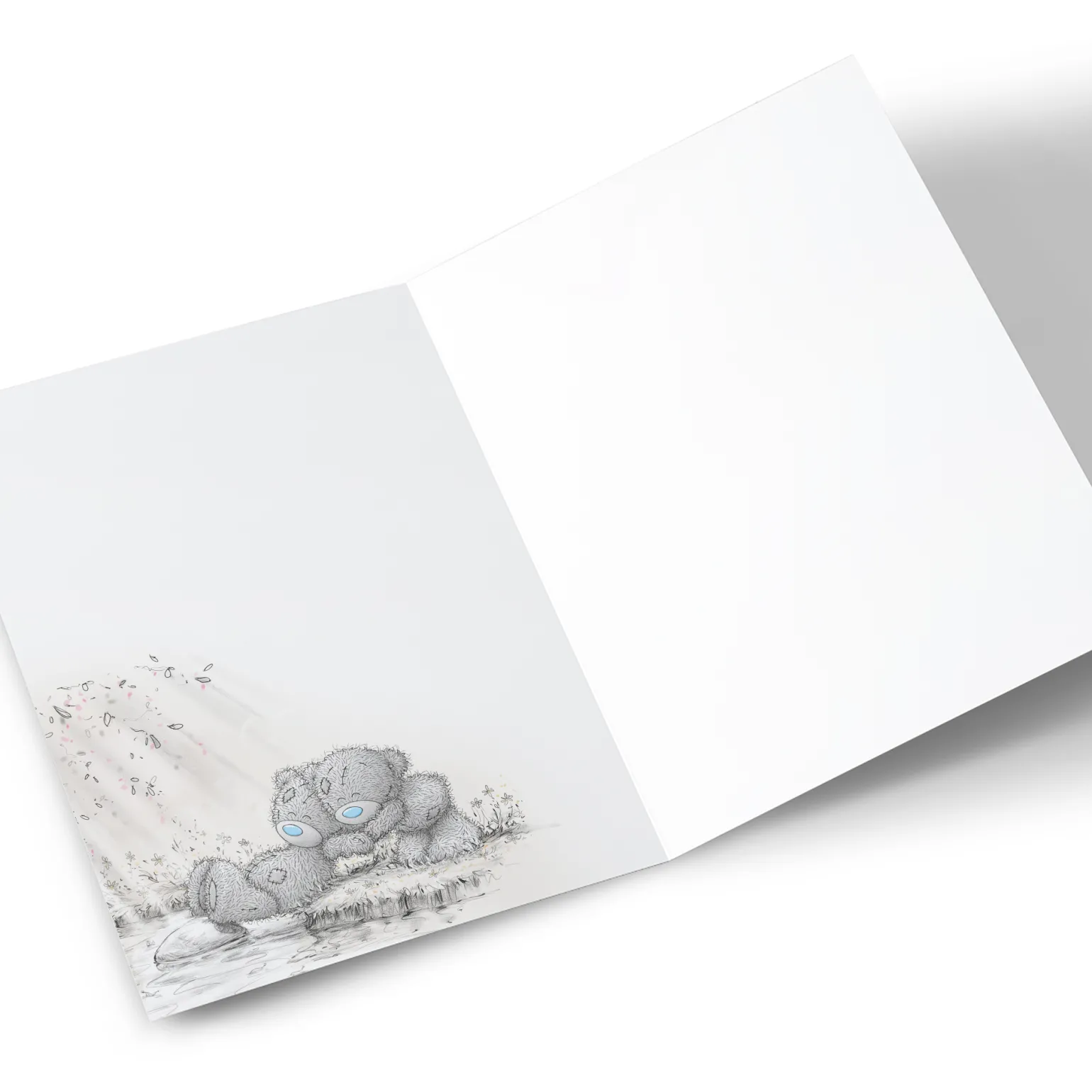 Personalised Tatty Teddy Father's Day Card - Bear Stepping Stones, Grandad