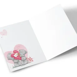 Personalised Tatty Teddy Valentine's Day Card - You Mean the Whole Wide World, Husband