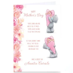 Personalised Tatty Teddy Mother's Day Card - Thanks For All That You Do