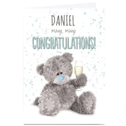 Personalised Tatty Teddy Congratulations Card - Many Congratulations