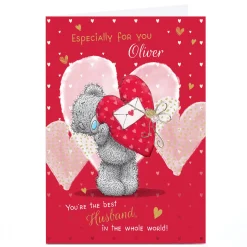 Personalised Tatty Teddy Valentine's Day Card - Best In the Whole World, Husband
