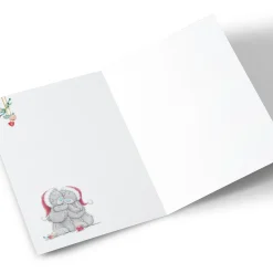 Personalised Tatty Teddy Christmas Card - For a Special Dad and Stepmum