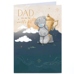 Personalised Tatty Teddy Father's Day Card - World's Best, Dad