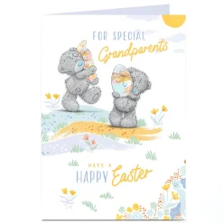Personalised Tatty Teddy Easter Card - Easter Egg Hunt, Special Grandparents