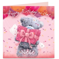 Personalised Tatty Teddy Birthday Card - Special Niece