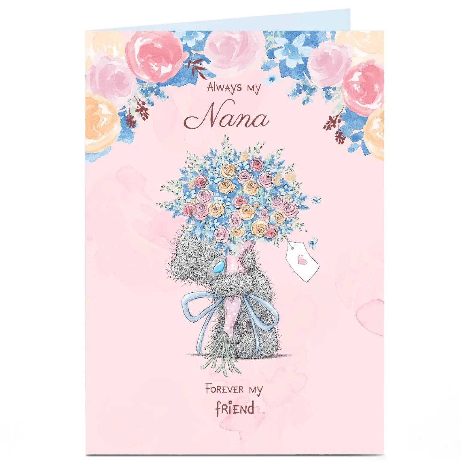 Personalised Tatty Teddy Mother's Day Card - Always My Nana Forever My Friend