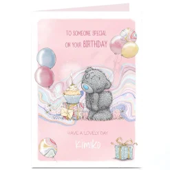 Personalised Tatty Teddy Birthday Card - To Someone Special
