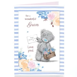 Personalised Tatty Teddy Mother's Day Card - Happy Mother's Day Note, Gran