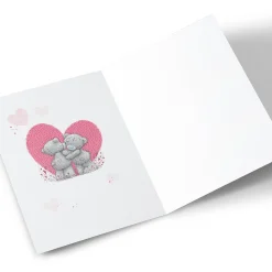 Personalised Tatty Teddy Valentine's Day Card - Love Grows Each Day, Special Wife