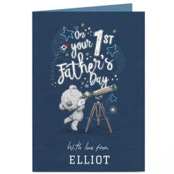Personalised Tatty Teddy Father's Day Card - On your 1st Father's Day