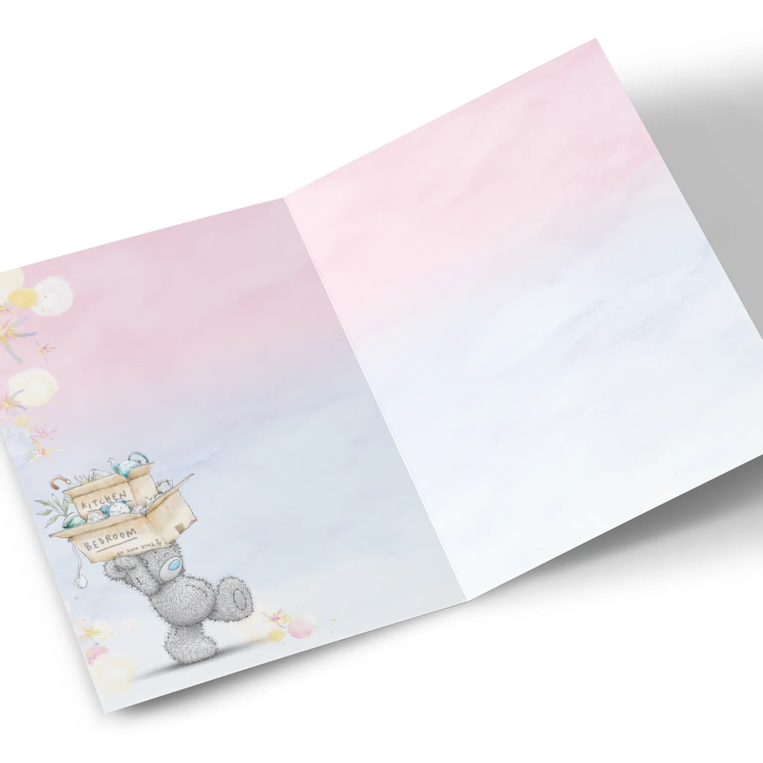 Personalised Tatty Teddy New Home Card - Enjoy Your New Home