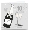 Personalised 10th Anniversary Card - A Decade Of Happiness