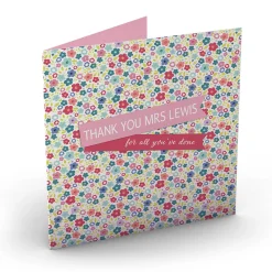 Personalised Thank You Card - For All You've Done