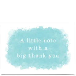 Personalised Thank You Card - A Little Note