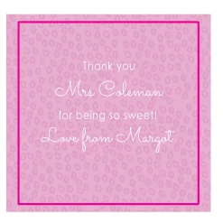 Personalised Thank You Teacher Belgian Chocolates - For Being so Sweet